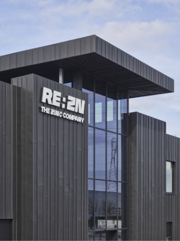 Staande naad VMZINC® met variabele breedtes-image