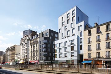 Cité artisanale Aubervilliers France logement collectif 